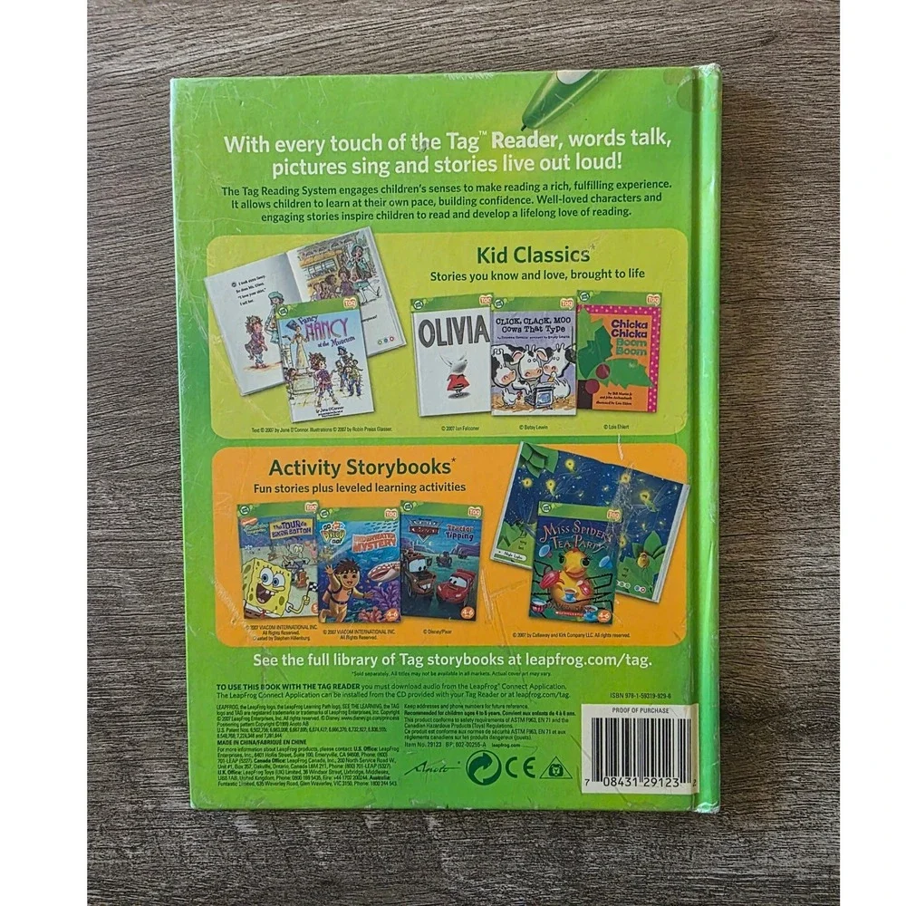 LeapFrog Tag Disney Princess Adventures Under the Sea Ariel Reading Book 4-6 Yrs